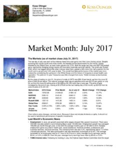 thumbnail of Market Recap July 2017