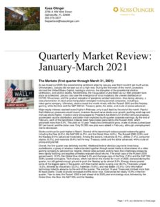 thumbnail of Quarter One 2021 Market Review