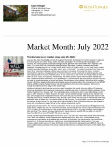 thumbnail of July Market Recap for August