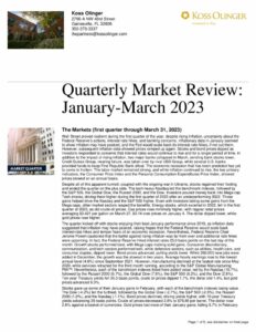 thumbnail of Quarterly Market Review Jan-March 2023