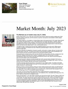 thumbnail of Market Update August Newsletter